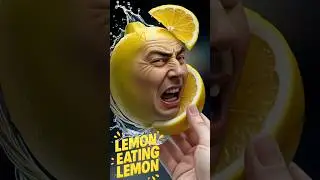 Lemon Eats Lemon | ASMR Bite Reaction #shorts #asmr #oddly