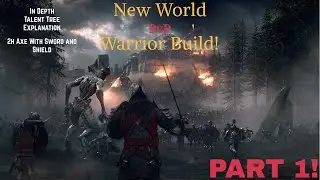 Great Axe + Sword and Shield Talent Tree New World *OLD*