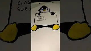 Project file frant page decoration 🐧 #shots #craftwork #viral #art #craft #drawing