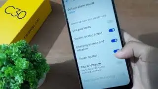 How to enable touch sound realme c30,realme touch sound system settings