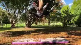 Best training inflatable tumble track gymnastics pink air track for sale uk