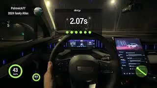 2024 Geely Atlas stage 1 разгон 0-100