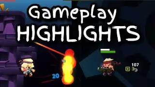 Bullet League | Gameplay Highlights v.1 | Battle Royale 2D Platformer