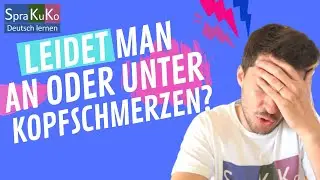 leiden an oder unter? Wortschatz Deutsch einfach erkl&auml;rt! - SPRAKUKO