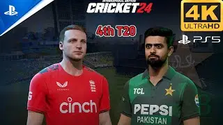 Cricket 24 (PS5) Gameplay : England vs Pakistan 4th T20 || Ar Games League