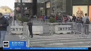Police making presence known around Trump Tower ahead of arrival