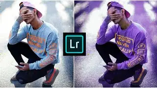 Lightroom - Moody Purple Effect 💜 | Lightroom Best Photo Editing |