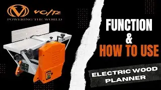 VOLTZ WPT-200A Electric Wood Planer 1250W | 8500 RPM | Powerful Tool for Smooth Finishing