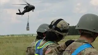 Ammunition specialist sling load training