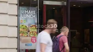 Greggs Bakery On The Headrow In Leeds, UK