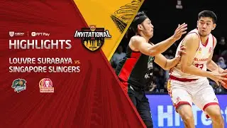 LOUVRE SURABAYA -SINGAPORE SLINGERS: ĐỘI CHỦ NH&Agrave; L&Eacute;P VẾ, CHIẾN THẮNG ĐẬM Đ&Agrave; | ABL 2023