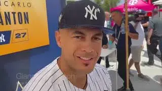 MLBbro.com Spoke With Giancarlo Stanton  Prior To Winning All-Star MVP Trophy