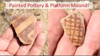 Painted pottery and a Platform Mound  May 13, 2024 Arizona desert hike