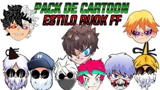 PACK DE CARTOON DE FF ESTILO RUOK FF🇧🇷