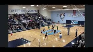 High School Season - Highlights - Serve Recieve, Outside and Back Row Attack 