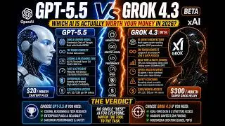 GPT-5.5 vs Grok 4.3 Beta: Which AI is ACTUALLY Worth Your Money in 2026?