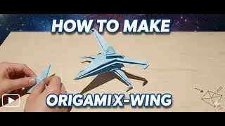 Fold Your Own X-Wing! 🚀 | Origami Star Wars Craft | Step-by-Step Guide | #origami
