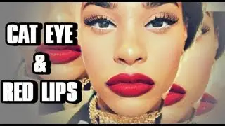 How to : Cat Eye & Red Lips