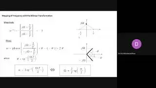 #Filters: #IIR Problem Alternative #Bilinear Transformation, More Likely to be stable than Euler's.