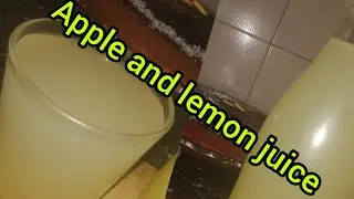 Zumo natural de manzana y lim&oacute;n | very easy lemon and apple juice