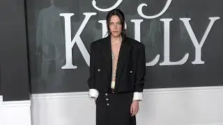 Riley Keough attends the red carpet premiere of Netflix's 