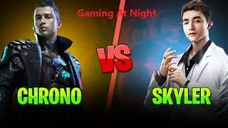 Free fire | Chrono vs Skyler | Clash Squad | Custom Game | 1 vs 1 with pro friend must watch