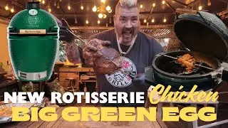 Big Green Egg New Rotisserie Lets cook the best chicken EVER