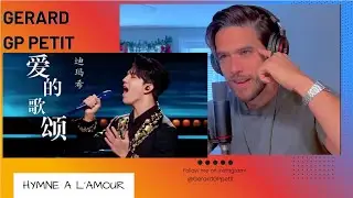 Reaction to Dimash !! hymne a l'amour !! Maestro!!