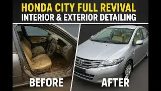 Honda City Revival After 8 Years 🚘 | Full Interior & Exterior Detailing + Steam Wash| ShineX Car Spa