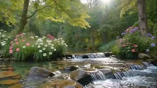Tranquil River Like Heaven Flowing Slowly to Quiet Thoughts and Guide You Into Deep Rest