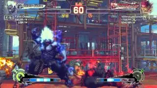 Ultra Street Fighter IV battle: Oni vs Evil Ryu