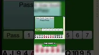 Bridge Bidding: Analyzing Balanced Hands & Point Counts! #shorts