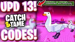 💓[VALENTINES] NEWEST VALENTINES UPDATE 13 CODES FOR CATCH AND TAME! ROBLOX CATCH AND TAME CODES