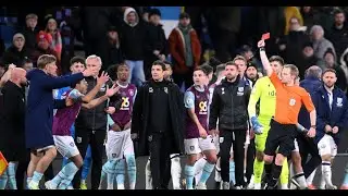 VIDEO: Scott Parker and CJ Egan-Riley see red after final whistle as Burnley held
