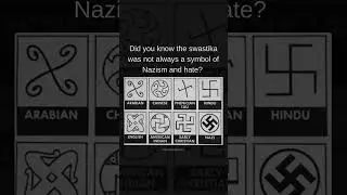 Did you know the swastika was not always a symbol of Nazism and hate?