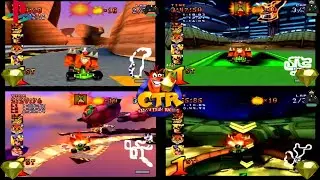 Crash Team Racing PS1 101% Adventure Mode Part 23: Yellow Gem Cup [Jan 10 2026]