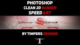 Photoshop Clean 2D Banner Speed art