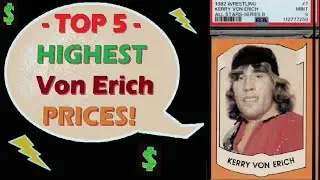 Top 5 - Von Erich ⭐ Wrestling Collectible Prices - June to September 2025