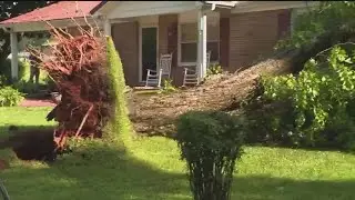Storm causes damage in metro Atlanta