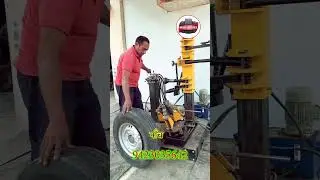 Hydraulic Tyre 🛞 Changer All in 1 #automobile #music #machine