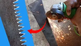 Tips cara cepat mengikir gergaji pakai gerinda
