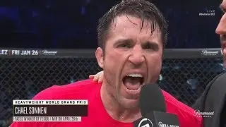 Sonnen vs Rampage Post-Fight Interview | Bellator 192