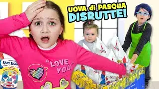 APRIAMO le UOVA di PASQUA di PEPPINO: UNA SORPRESA dietro l'ALTRA!