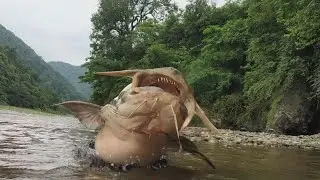 Le monstre du fleuve Goonch se nourrit de restes humains br&ucirc;l&eacute;s !