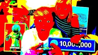 Morgz Mum Giving Morgz 10,000 V Bucks Every 10 Minutes but its Earrape