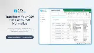 CSV Normalize &ndash; The Ultimate Tool for Cleaning & Organizing CSV Data