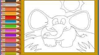 Elephant Coloring Pages For Kids