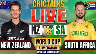 🔴 NZ vs SA Live Match Today World Cup, 2nd Innings, Cricket Live Scores & Commentary