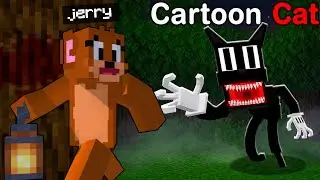 Джерри играет в Minecraft: Мультяшный кот