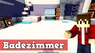 Wie baut man ein modernes Badezimmer in Minecraft | Minecraft Badezimmer bauen deutsch